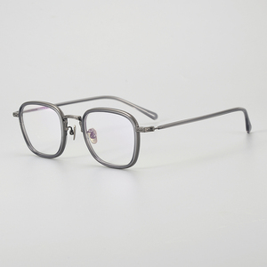 Các Nhà Sản Xuất Trực Tiếp Người Đàn Ông Chống Màu Xanh Kính Khung Titan Kính Khung Thời Trang Kính Quang Học Khung Có Thể Được Tùy Chỉnh Logo - Product Image 3