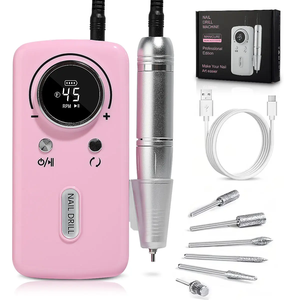 <span class=keywords><strong>Ponceuse</strong></span> à Ongles Électrique Professionnelle Haute Vitesse 45000 tr/min pour Manucure Pédicure, Machine à Forer les Ongles Rechargeable pour Retrait de Gel - Product Image 3
