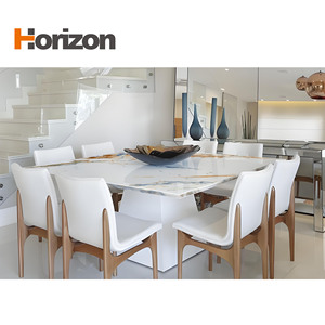 Nhân tạo Thiết kế rắn Bề mặt 3D Mực in trắng màu be màu be màu xám calacatta đá cẩm thạch đá thạch anh cho tấm Countertop - Product Image 2