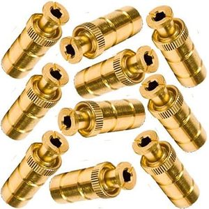 Anclajes de latón para cubiertas de piscina Swimcare, rosca de 9/16 pulgadas, 1.63 pulgadas de longitud, para instalación en terrazas de hormigón, paquete de 10 - Product Image 4