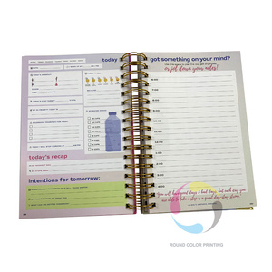 Notebook <span class=keywords><strong>Custom</strong></span> Planner Organisator Agenda Dagboek Papier Goedkope Lederen Planner Briefpapier Set Journal Boek Afdrukken - Product Image 2