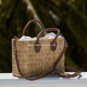 High Fashion <b>Seagrass</b> Beach Bag Handle Bag/ Fashion Bags for Ladies Girls Woman Wholesale - Product Image 3