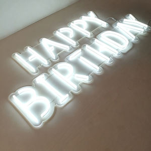 Insegne al Neon Decorative a LED con gemme Decorative su misura più vendute con grande insegna al Neon flessibile e varia - Product Image 5