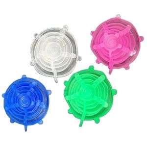 Lot de 6 couvercles en silicone multifonctionnels pour la conservation des aliments, vente en gros, offre spéciale - Product Image 6