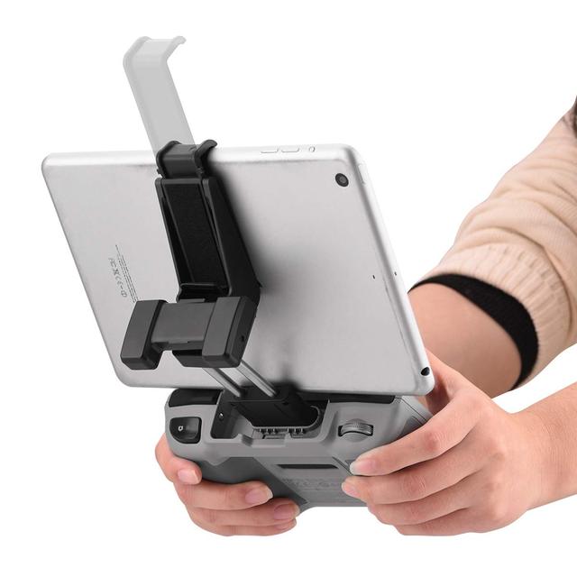 KAMPHO Extended 7-10.5 Inch Adjustable Clamp Bracket Holder Tablet Clip Stand Mount for DJI Drone RC-N1/N2/N3 Remote Controller