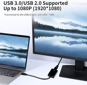 Câble adaptateur convertisseur <span class=keywords><strong>USB</strong></span> 3.0/2.0 vers HDMI pour Windows 11/10/8, MacBook Pro, ordinateurs de bureau, ordinateurs portables, téléviseurs et plusieurs <span class=keywords><strong>écran</strong></span>s - Product Image 6