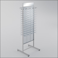 Support d'affichage de lunettes de soleil en acrylique transparent sur mesure Fanghua, grand format, pour magasin de détail