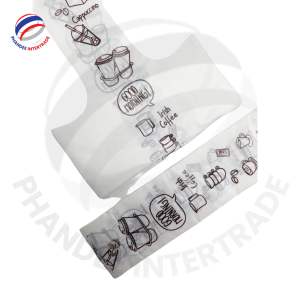 Portavasos con Diseños Impresos de Café o Frutas para Café, Jugos, Portavasos Desechables de Plástico HDPE de 10/12/14 oz, 16/22 oz, 32 oz - Product Image 5