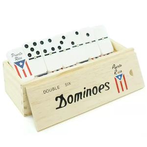 Jeu de dominos double six personnalisé en usine, boîte en bois écologique, marque Kaile, jeu de table professionnel D055, République de Chine - Product Image 2