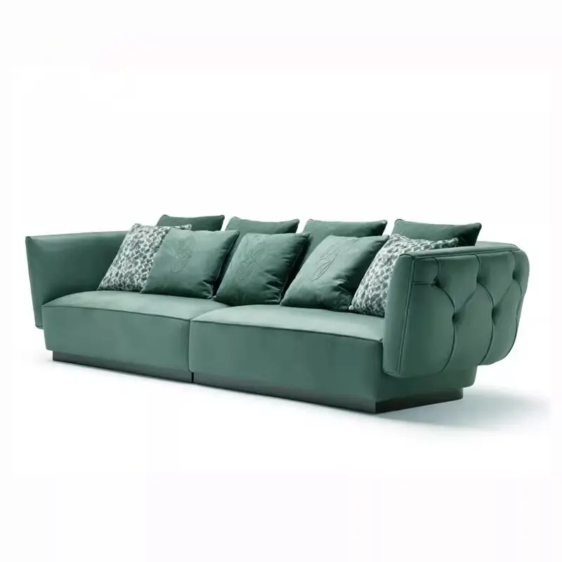 Best-seller di alta qualità in stile moderno salotto soggiorno divano tessuto divano Set per mobili divano