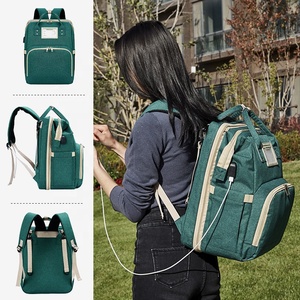 Bolsa de Pañales Multifuncional Grande Impermeable con Logotipo Personalizado, Bolsa de Mano para Mamá, Mochila para Pañales Húmedos - Product Image 4