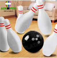 Airfun Kids Pitch Zorb Ball Football Human Pin Field Bottle Set Jeux Bowling gonflable à vendre
