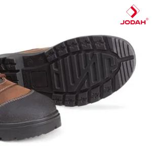 Calzado de Seguridad Profesional de Cuero Dividido, Estándar S1P, Antideslizante, Antiaplastamiento, Forro de Malla Transpirable, Construcción de Seguridad - Product Image 2