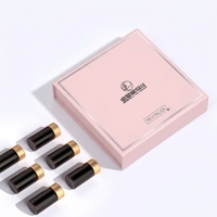 Boîte d'emballage de maquillage biodégradable, coffret cadeau cosmétique de luxe durable avec fermeture magnétique, boîte cadeau parfum avec inserts