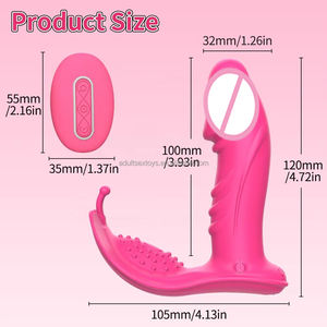 Venta al por mayor de fábrica: Juguetes sexuales para adultos para mujeres, bragas vibradoras con 3 modos de ondas y 7 de vibración, juguete en forma de rosa, vibrador de mariposa portátil para punto <span class=keywords><strong>G</strong></span>. - Product Image 6