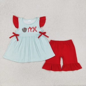 Conjunto de Ropa de Verano para Niñas RTS, Túnica a Cuadros con Bordado de Cangrejo y Pantalones Cortos Rosas - Product Image 5