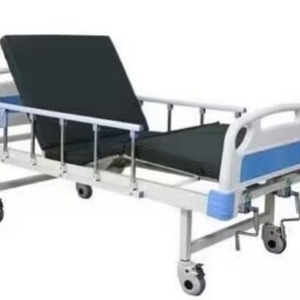 Nakatomi Hospital <b>Bed</b> 198*90 Manual <b>Double</b> Crank With Guardrail For Patient Use - Product Image 1