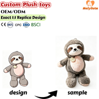 Peluche di Bradipo OEM ODM, Morbido Giocattolo di Bradipo per Decorazione Camera da Letto e Divano, Regalo Confortevole per Bambini