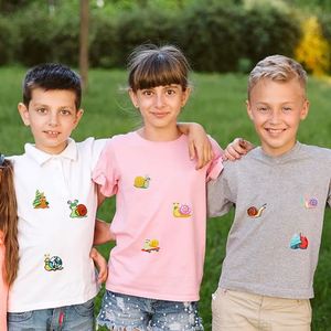 Nouveaux patchs brodés thermocollants en forme d'escargot de dessin animé pour vêtements et décoration de skateboard - Product Image 2