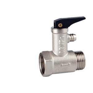 Vanne de sécurité en laiton Yuhuan 0,7 MPa, vanne d'angle pour chauffe-eau DN15, vanne de sécurité manuelle de décharge de pression pour huile, vanne à bille à 2 voies - Product Image 5