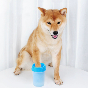 Tazza Portatile per Lavaggio <span class=keywords><strong>Zampe</strong></span> Cani, Spazzola in Silicone Automatica per Pulizia <span class=keywords><strong>Zampe</strong></span>, Tazza per Lavaggio Piedi Animali Domestici - Product Image 2