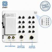 Cisco Switch Catalyst IE-3400H-16T-E Hochleistungs-IP67-Switch 16x 1G M12 X-Coded -40°C bis 75°C Wandmontage Lüfterloser Netzwerk-Essentials-Switch