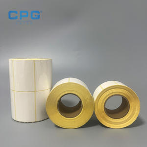 Custom Blank Packaging Barcode <b>Labels</b> Oil Proof Eco-Friendly Thermal Paper 4X6 Inch 2X1 Thermal <b>Label</b> <b>Sticker</b> Roll White Direct - Product Image 1