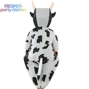 Costume gonflable HESPER de vache pour mascarade, cosplay, fête d'Halloween et performance, avec accessoires vestimentaires et cosmétiques - Product Image 3