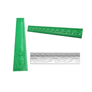 Moldes de yeso de fibra de vidrio para interiores, moldes de silicona de línea cornisa de yeso decorativos, en venta