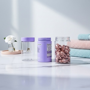 Luxury <b>Clear</b> Pet <b>Plastic</b> 100ml <b>Container</b> with Screw Cap Empty 50ML 60ML 80ML 100ML Medicine Eyelash Pill Bottle for Cosmetics - Product Image 3