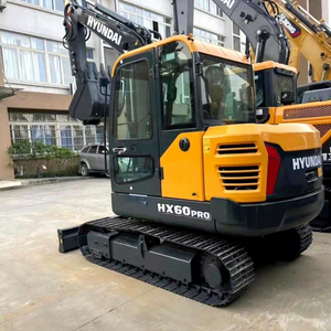 Escavadora Mini Hyundai 60 Usada 100% Original Preço Acessível Baixas Horas de Trabalho Escavadora Hyundai de 6 Toneladas à Venda - Product Image 1