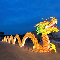 Nouveau design de dragon chinois gonflable pour la célébration du Nouvel An