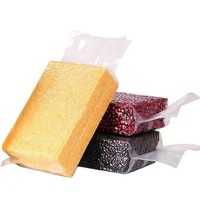 Sacs sous vide personnalisés en nylon transparent recyclable avec soufflet latéral pour l'emballage de briques de riz