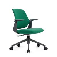 Chaise de bureau ergonomique pivotante réglable en maille pour personnel, chaise de travail cantilever pour réunions et visiteurs