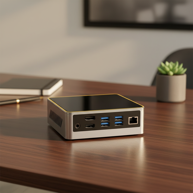 VAIMEI Mini Computer CPU I5 I7 16GB Ram 512GB/1TB SSD Support 4K 60Hz Dual Small Cheap Mini Desktop PC for Business