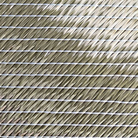 Tissu biaxial en basalte résistant à la chaleur fourni par le fabricant +45 Tissu en fibre de basalte haute densité