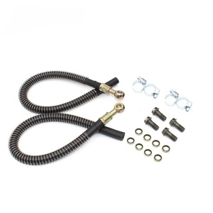 Accessoires moto : Kit d'espacement de support de tuyau d'huile pour couvercle latéral universel de refroidisseur d'huile, avec vis M10 M12 pour modification - Product Image 6