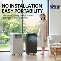 Climatiseur portable électrique Holicen HLS-POG220-1 AC220V avec thermostat pour maison, camping-cars et caravanes