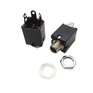 3.5mm Mono Jack Audio Socket Stereo Jack with Hex Nut Panel Mount Socket Audio Solder Connector - Product Image 6