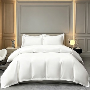80 Fadenzahl Reine Baumwolle Sterne-Hotel-Qualität Bettwäsche Hotel- und Ferienhaus-Baumwollbettlaken Bettbezüge Bettwäsche-Set 4-teilig - Product Image 1