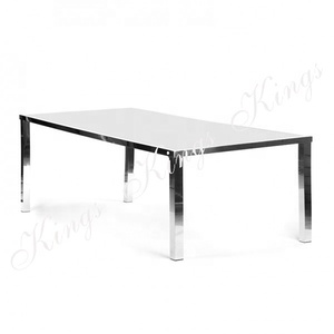 Tavolo da pranzo <span class=keywords><strong>in</strong></span> <span class=keywords><strong>Plexiglass</strong></span> <span class=keywords><strong>in</strong></span> acciaio inossidabile - Product Image 3