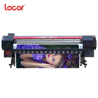 Impresora Plotter Locor de Formato Grande de 3.2m (10 Pies) para Exteriores, Compatible con Dx5/xp600/dx7, para Impresión de Lonas Flexibles, Vinilo y Lona, con Tinta Eco Solvente