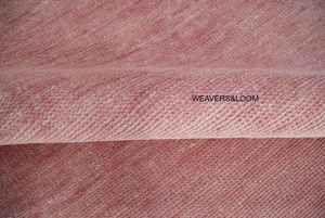 Tapis d'intérieur Oushak rose blush, tapis en laine tissé à la main, tapis minimaliste, décoration de salon, chambre à coucher ou bureau, tapis rose uni - Product Image 4