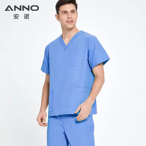 Tenues médicales unisexes ANNO de haute qualité, uniformes tissés pour hôpitaux, blouses conçues pour les médecins et les infirmières. - Product Image 5