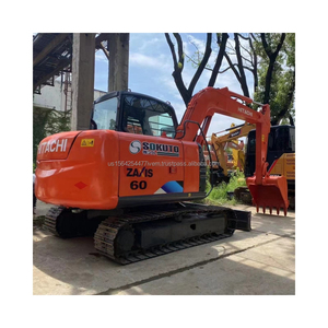 Au meilleur prix, mini-pelle Hitachi ZX60 de 6 tonnes d'occasion du Japon, bouteur hydraulique avec moteur Isuzu - Product Image 1