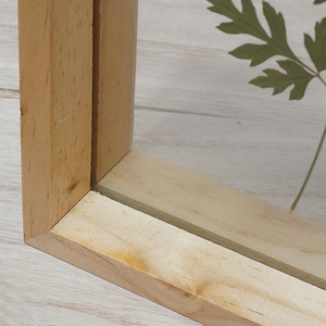 Khung ảnh bằng gỗ tự nhiên với khung kính đôi sinh thái ảnh gỗ - Product Image 5