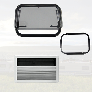 Ventana <span class=keywords><strong>para</strong></span> caravana, autocaravana o remolque, 1000*500 mm, con persiana integrada y mosquitera, doble acristalamiento, accesorio <span class=keywords><strong>para</strong></span> RV, piezas <span class=keywords><strong>para</strong></span> RV - Product Image 1