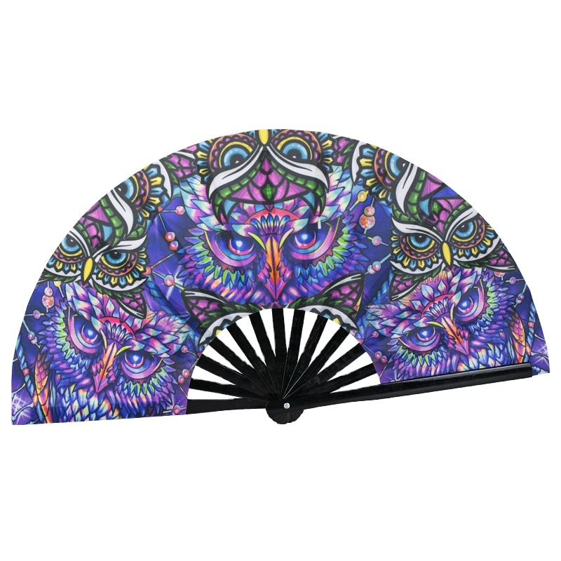 Promotional Large Rave Fan MOQ 50