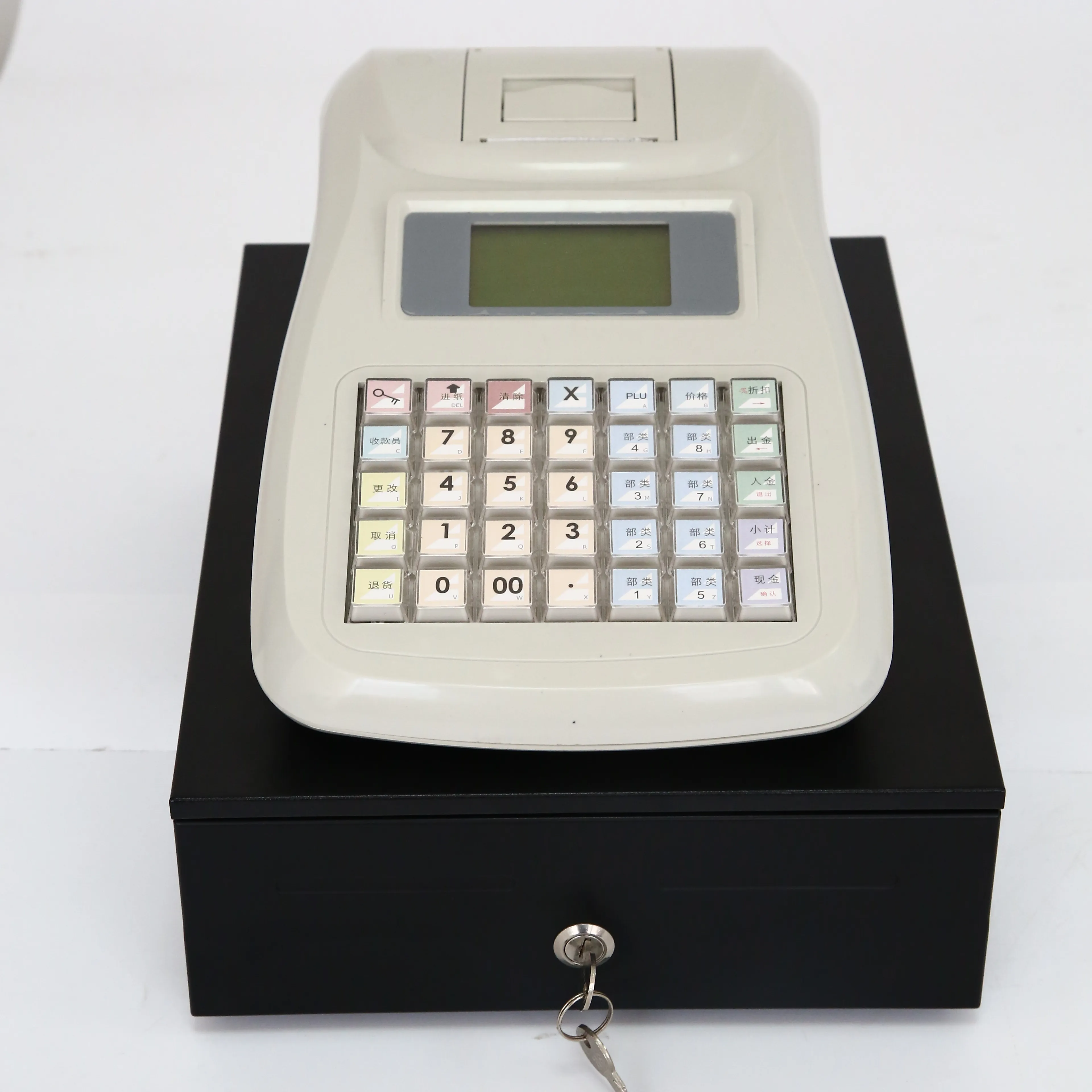 Standard English language Cash Register ECR-100 can do fiscal ecr with 5 tax rates