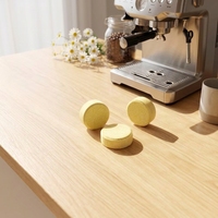 Tablette Nettoyante pour Machine à Café Sans Odeur ni Résidu, Dissolution Rapide, OEM, pour Bouteilles et Nettoyage du Café